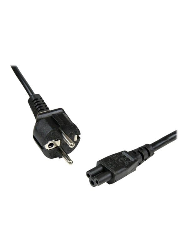 StarTech.com Laptop Power Cord Schuko CEE7 to C5 Clover Leaf - power cable - 2 m