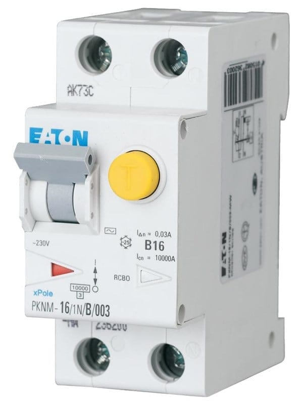 Eaton Pknm-13/1n/c/003-a-mw - combined residual circuit and miniat