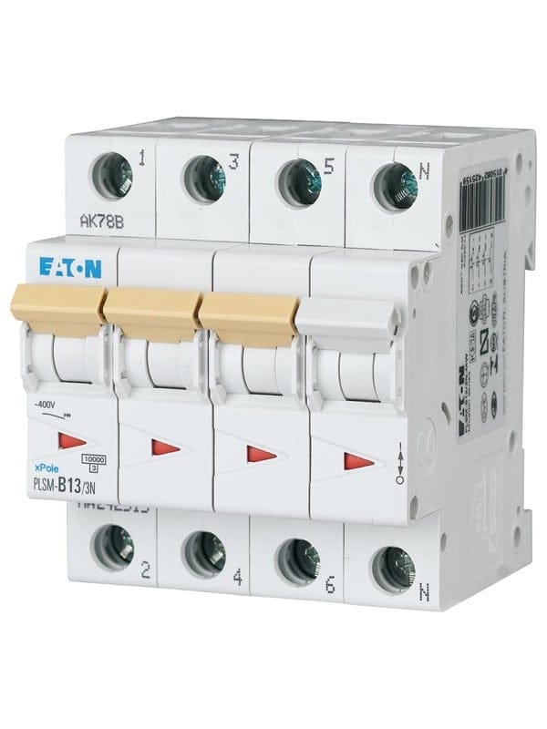 Eaton Plsm-c13/3n-mw - miniature circuit breaker mcb