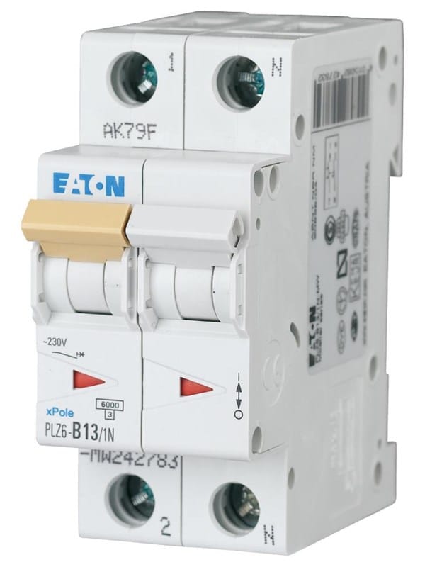 Eaton Plzm-c13/1n-mw - miniature circuit breaker mcb