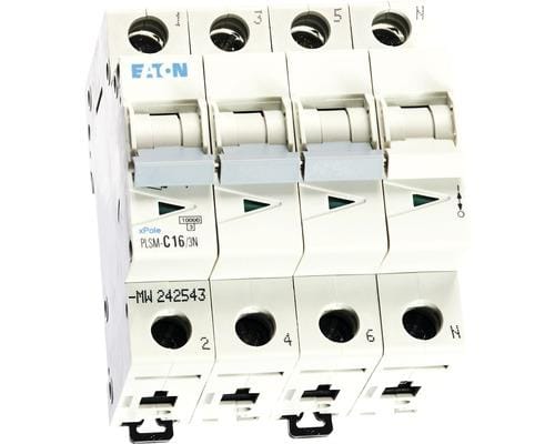 Eaton Plsm-c16/3n-mw - miniature circuit breaker mcb