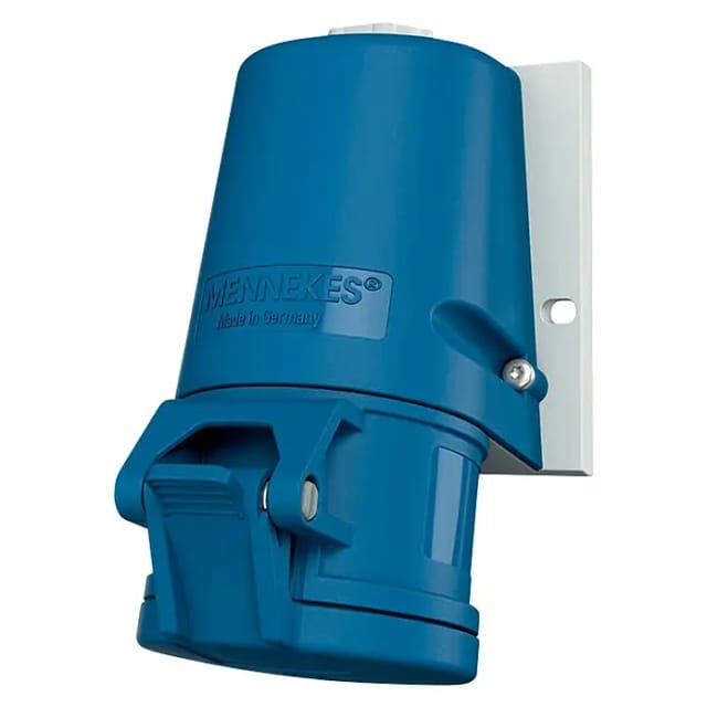 Mennekes Wal mounted receptacle 16a3p6h230v ip44