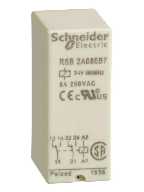 Schneider Electric Relay+socket.2co.24vac