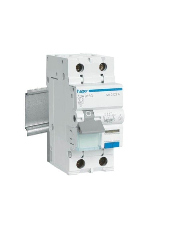 Hager Rcbo 1p+n 6ka c-6a 30ma a class