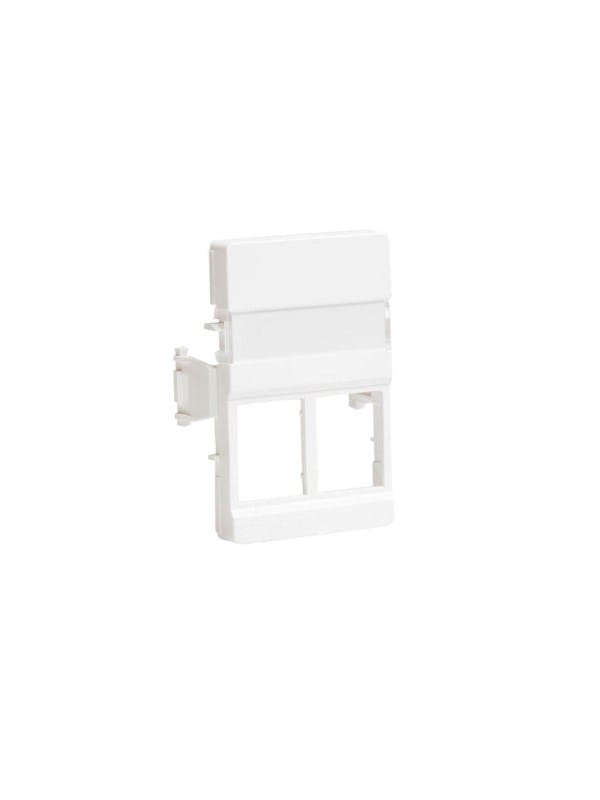 Belden Outlet clickline 2xrj45 white cdt design c