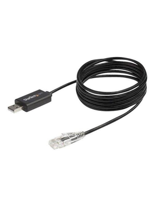 StarTech.com 6 ft. / 1.8 m Cisco USB Console Cable - USB to RJ45 - 460Kbps - serial cable - 1.8 m - black - Schwarz - 1m