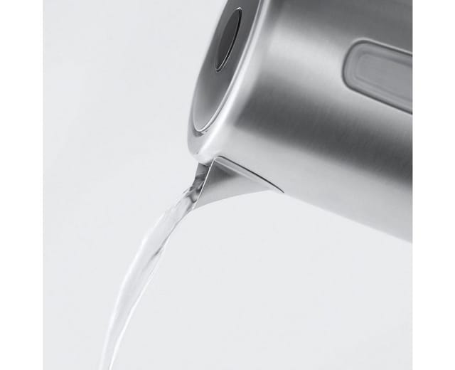 Russell Hobbs Wasserkocher Compact Home 24190-70 - Gebürstetes Rostfreies Stahl/Schwarz - 2200 W