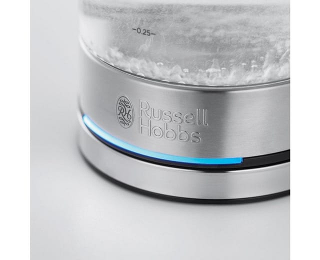 Russell Hobbs Wasserkocher Compact Home 24190-70 - Glass/glossy stainless steel/black - 2200 W