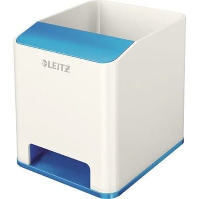 Leitz WOW Sound Stifteköcher Duo Colour Blau