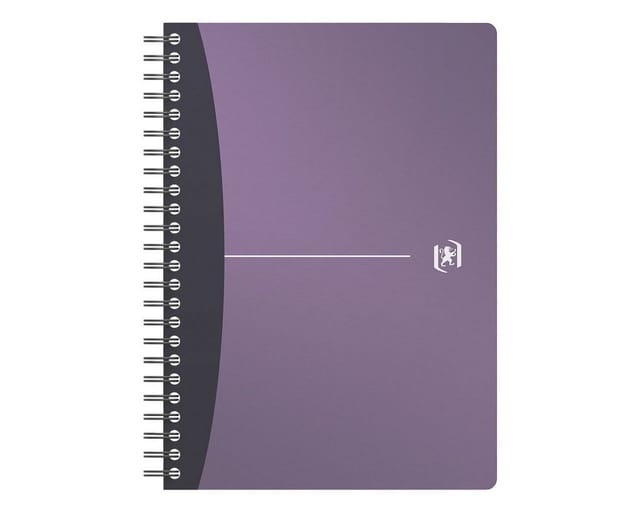 Oxford Office Urban Mix A5 Polypropylene Twin-wire Notebook Ruled 180 Pages Assorted Colours SCRIBZEE® Compatible