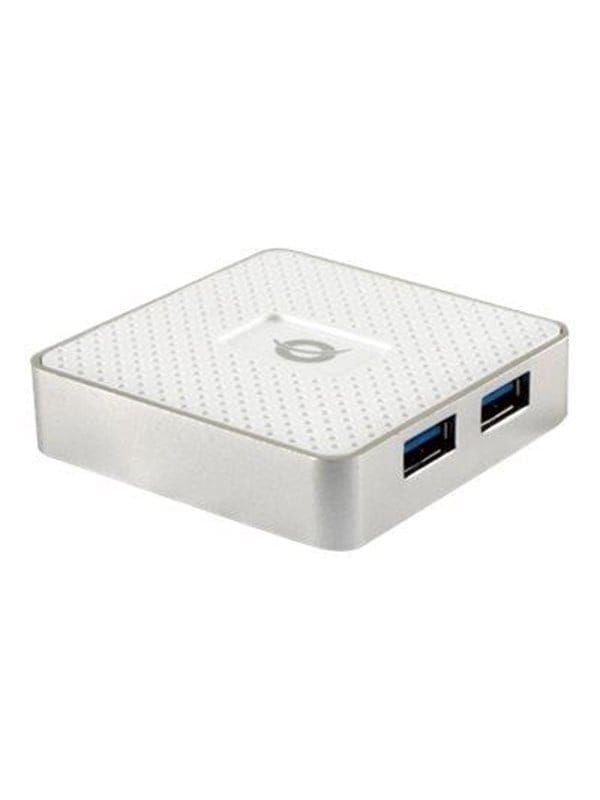 Conceptronic HUBBIES03W - Version 1 - hub - 4 ports USB-Hubs - USB 3.2 - 4 - Weiß