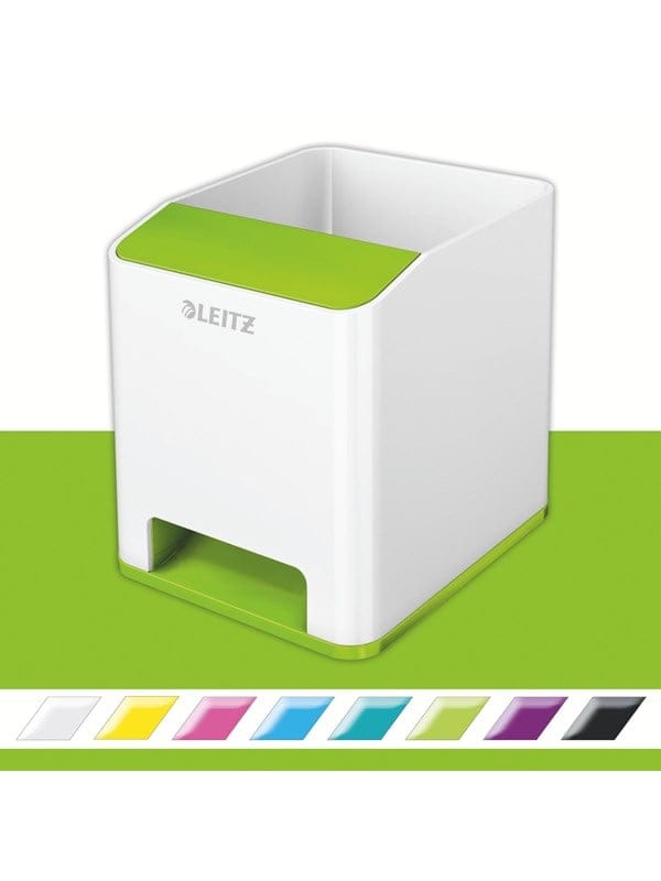 Leitz WOW Sound Stifteköcher Duo Colour Grün
