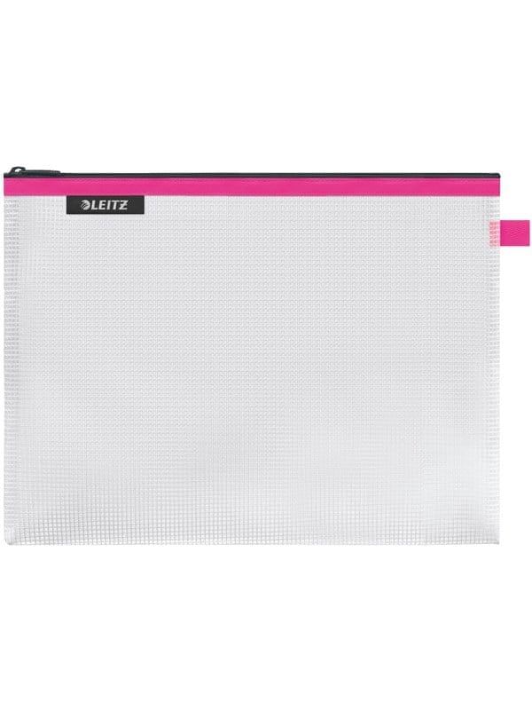 Leitz WOW Traveller Zip-Beutel wasserabweisend L Pink