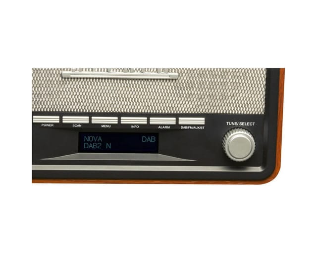 DENVER DAB-18 - clock radio - Bluetooth - DAB/DAB+/FM - Stereo - Braun
