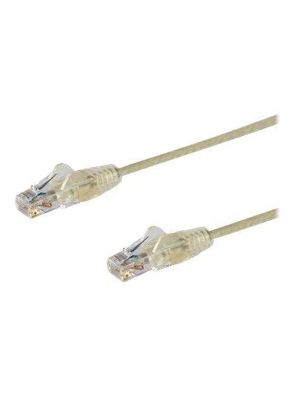 StarTech.com 3m CAT6 Cable - Grey Slim CAT6 Patch Cord - Snagless - LSZH - patch cable - 3 m - grey - Grau - 3m