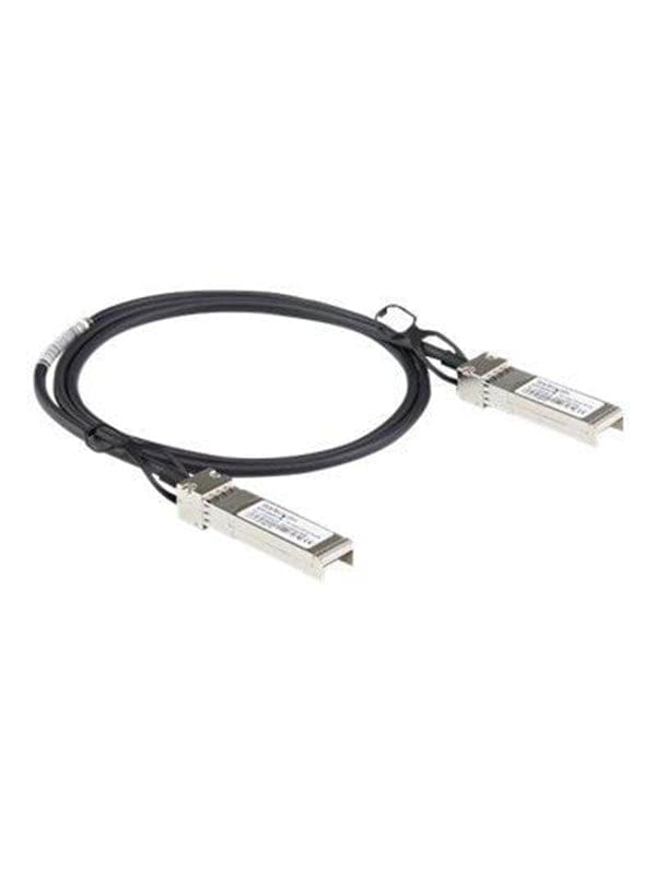 StarTech.com Dell EMC DAC-SFP-10G-2M Compatible SFP+ DAC Twinax Cable - 2 m - 10GBase direct attach cable - 2 m - Schwarz - 2m