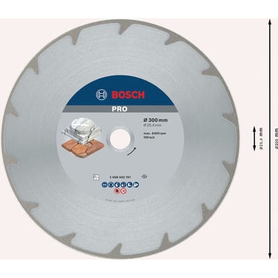 Bosch DIAMANTSKIVE 300X25.4MM BEST MARMOR