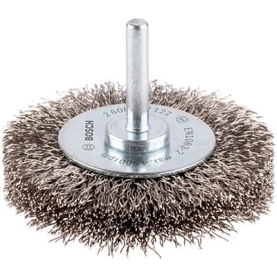 Bosch SKIVEBØRSTE BØLGET 70X0.3X15MM INOX 6MM