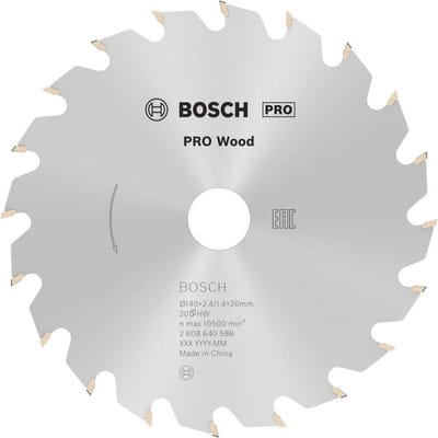 Bosch RUNDSAVKL OPTILINE 140X2.4X13MM 20 TDR
