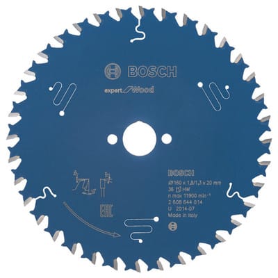Bosch RUNDSAVKLINGE 160X20X1.8MM 36T EXP WOOD