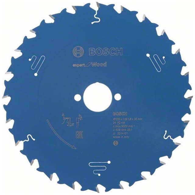 Bosch RUNDSAVKLINGE 200X30X2.8MM 24T EXP WOOD