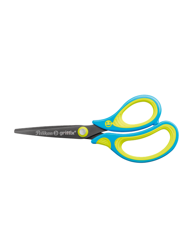 Pelikan griffix® Schulschere spitz für Rechtshänder, Neon Fresh Blue