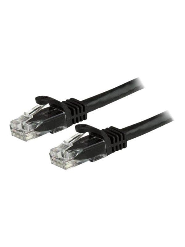 StarTech.com 7.5 m CAT6 Cable - Black Patch Cord - Snagless - ETL Verified - patch cable - 7.5 m - black - Schwarz - 7.5m