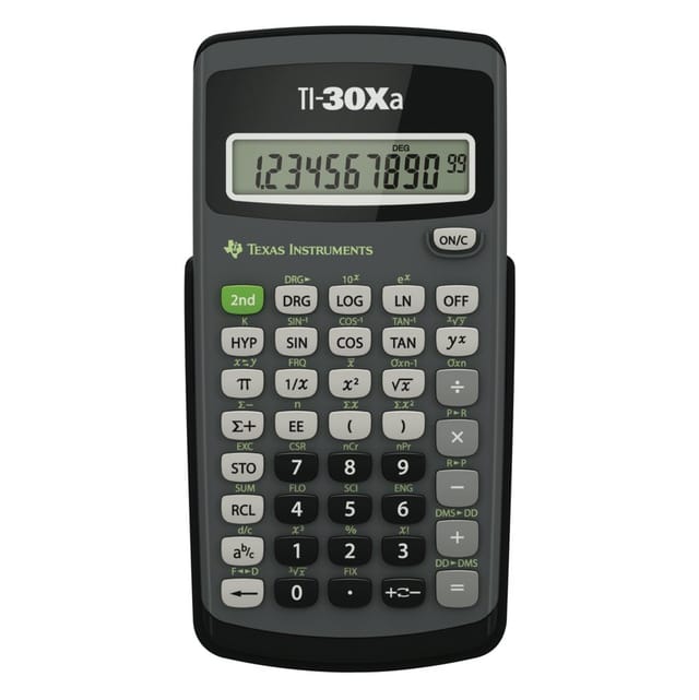 Texas Instruments TI-30Xa - scientific calculator