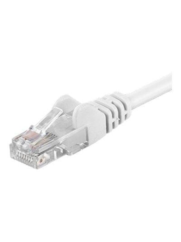 Pro goobay CAT 6 patch kabel, U/UTP - Weiß - 1m