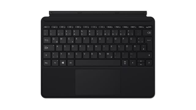 Microsoft Surface Go2 Type Cover Black - Tastaturen - Deutsch - Schwarz