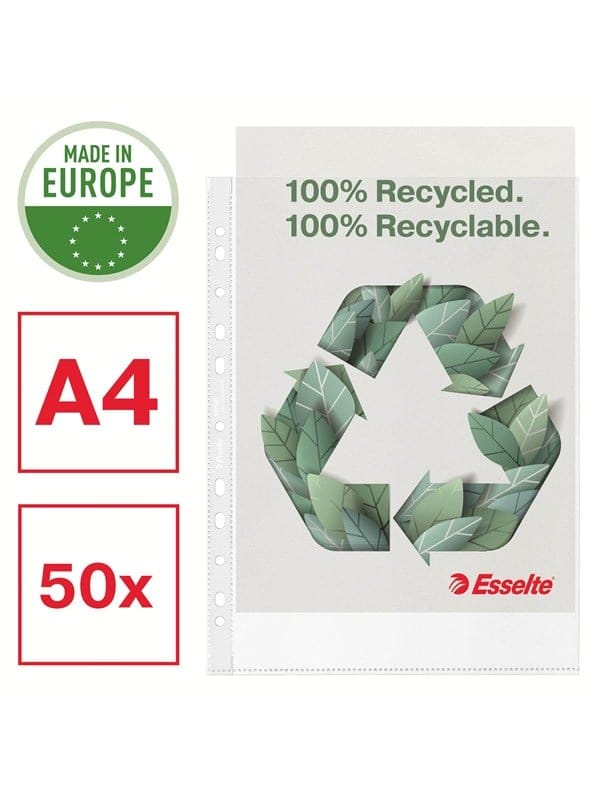 Esselte Premium Prospekthülle 100% recycelt A4