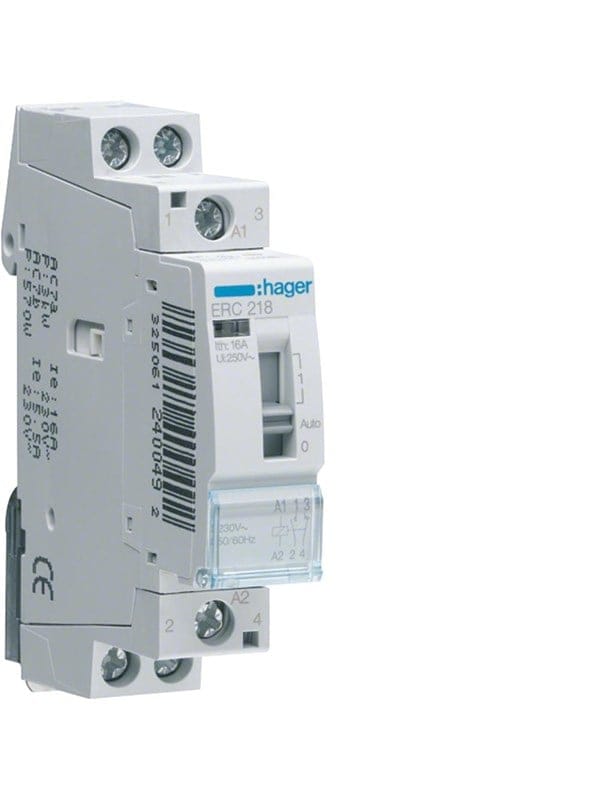Hager Relay 16a 2no 24v~50hz