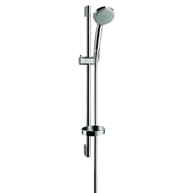 Hansgrohe croma 100 mono hand shower unica'c wall bar 0.65 m