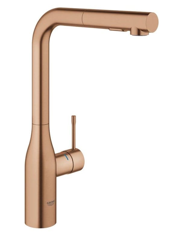 Grohe Essence, Einhand-Spültischbatterie, DN 15, warm sunset gebürstet