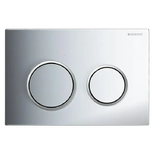 Geberit actuator plate omega20 for dual flush: bright chrome