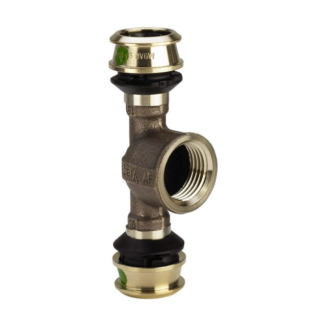 Viega Raxofix T-piece 40 x 3/4" x 40 mm gunmetal