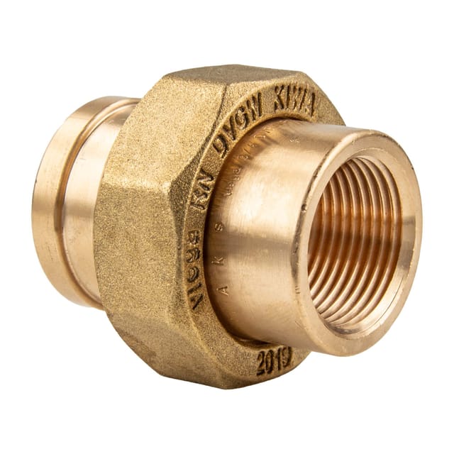 Viega Union socket-socket 1/2" gunmetal