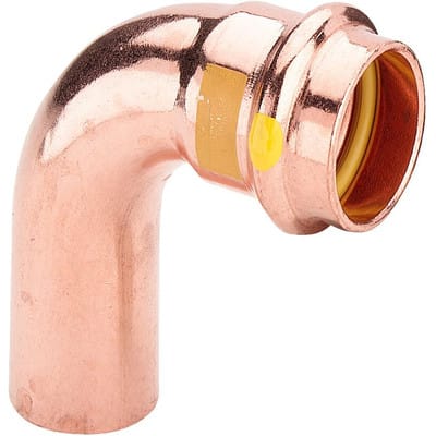 Viega Profipress G bend 90° 28 Copper/bright 345563