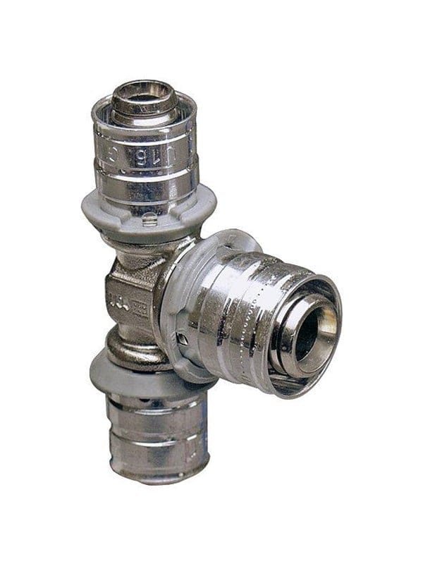 Uponor press tee reducer 50-40-50