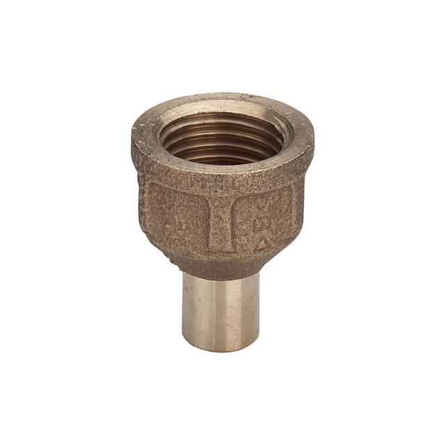Viega Insert nipple/socket 15 mm x 1/2" gunmetal