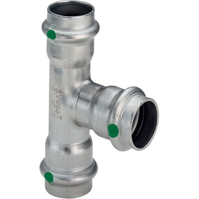 Viega Sanpress Inox T-piece 15 mm stainless steel