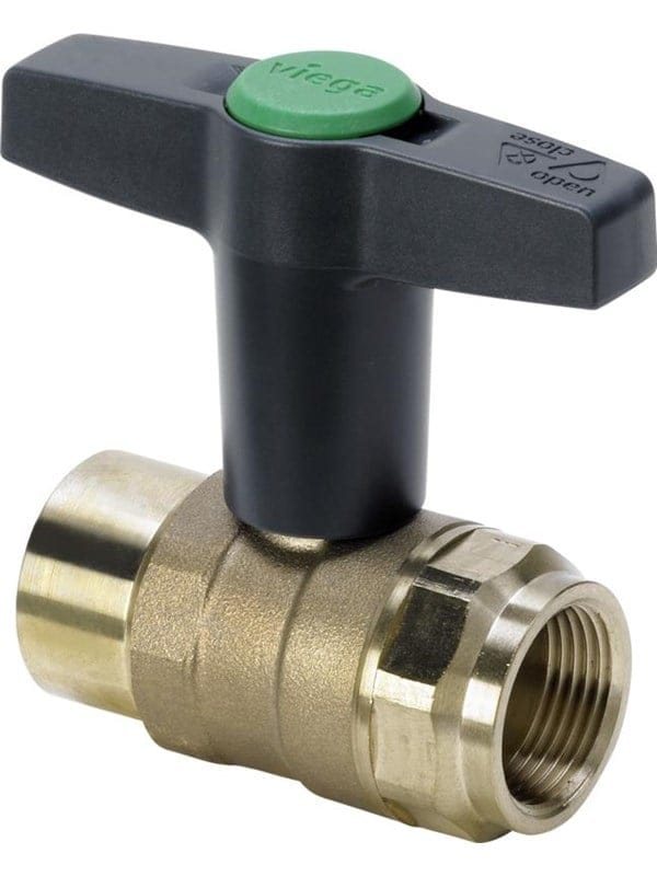 Viega Easytop ball valve socket/socket 1" gunmetal
