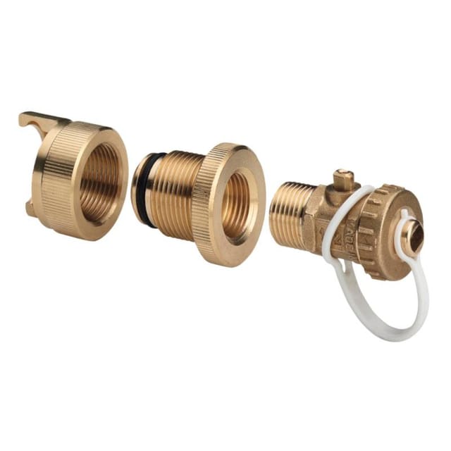 Viega Sanpress Inox pressure test nozzle 28 mm brass