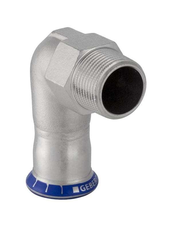 Geberit Elbowad mt stst 90g d22-r3/4