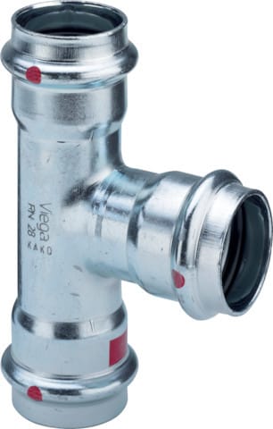 Viega Prestabo T-piece 54 x 22 x 54 mm galvanized steel