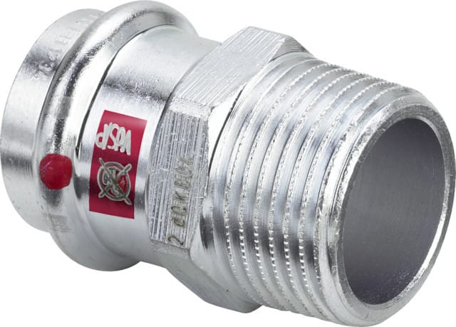 Viega Prestabo transition 15 x 3/8" sleeve/nipple galvanized steel