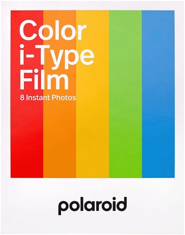 Polaroid Color Film i-Type (8 exposures) - White Frame