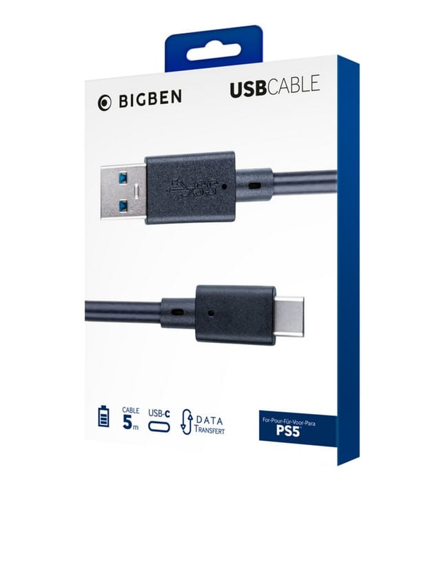 NACON HDMI Cable for PS5 - 5 m - Miscellaneous Game console charger / data cable - Sony PlayStation 5