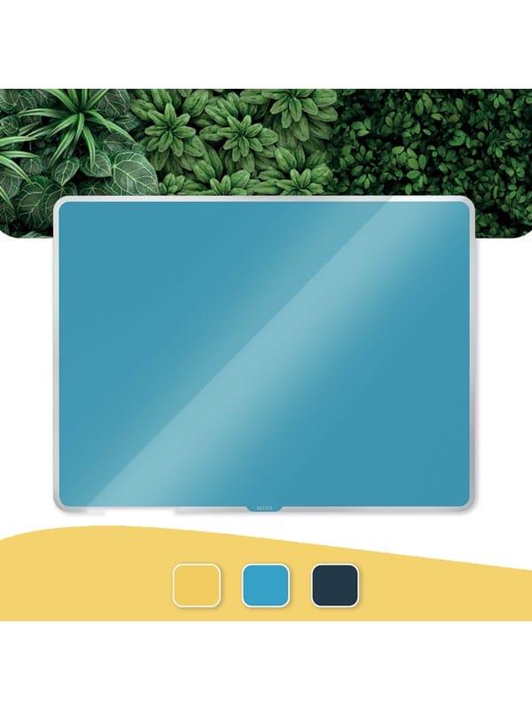 Leitz Cosy Whiteboard aus Glas 40 x 60 cm, blau