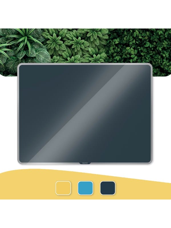 Leitz Cosy Whiteboard aus Glas 60 x 80 cm Samtgrau